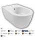 Bidet sospeso monoforo fissaggi nascosti serie Fusion Alchemy art.A0Y1D901