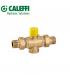 Caleffi 648050 valvola di zona a sfera, 3 vie, 3/4''