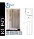 Cabine de douche angulaire rond, Ideal Standard collection Kubo R