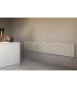 Tubes Kubic double horizontal water radiator L.100 cm