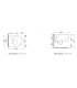 Wc Sospeso compatto Flaminia serie Mini Link art.5064G con sistema GoClean
