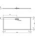 Ideal Standard Ultraflat New rectangular shower tray