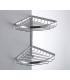 Shower-bathtub grid mixer colombo items holder with hook chrome.