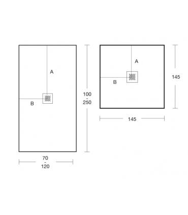 Fiora Elax series shower tray