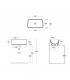Countertop washbasin, Simas collection Degrade'