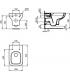 WC suspendu sans rebord Ideal Standard I-Life T4523