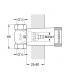 Built in part with ceramic cartridge for stop valve Grohe