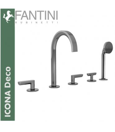 Gruppo bordo vasca, Fantini Icona Deco con bocca e doccino art.R165