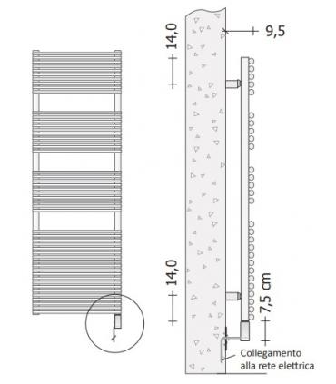 Scaldasalviette Tubes serie Bath 14