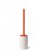 Toilet brush holder, Lineabeta, collection Baston, model 5024, ceramic e silicone