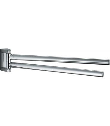 Porte-serviettes articule' double Colombo link B24130CR chrome