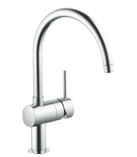 Mixer and round spout for sink Grohe collection Minta