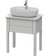 Base lavabo sur le sol, Duravit collection Luv 1 tiroir