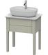 Base lavabo a pavimento, Duravit collezione Luv 1 cassetto