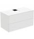 Mobile per lavabo in MDF a due cassetti Ideal Standard Conca