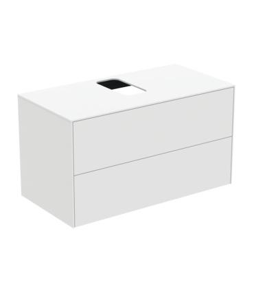 Mobile per lavabo in MDF a due cassetti Ideal Standard Conca