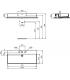 Lavabo da appoggio o sospeso Ideal Standard serie Extra tre fori