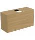 Mobile slim impiallacciato 2 cassetti per lavabo Ideal Standard Conca