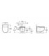 Roca compact wall hung bidet New Meridian series