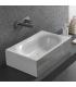 Lavabo d'appoggio Valley 60 cm senza fori senza troppopieno serie Vall