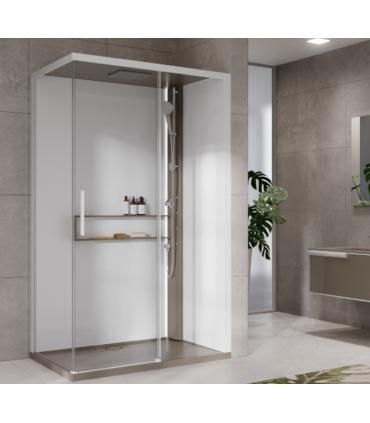 Multifunction shower enclosure Novellini Glax 2 2.0 2p Hydro plate 4.5 cm left