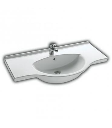 Wall mounted washbasin 75 cm single hole collection Sophie