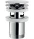 Push-button drain for wash-basin