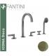 Gruppo bordo vasca, Fantini Icona Deco con bocca e doccino art.R165