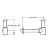 Siphon , Lineabeta, series  Busi e Cane, model  53926, chrome-plated brass