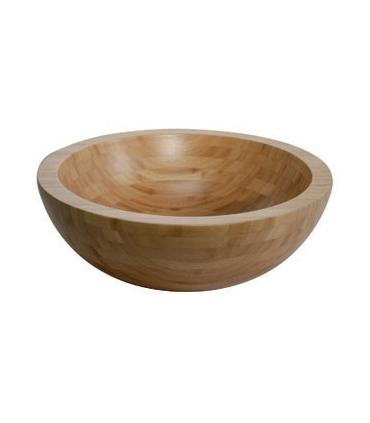 Countertop washbasin, Lineabeta, collection Acquaio, model 53694, half-spheric, bambu'