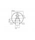 Miscelatore doccia 2 uscite Ceramica Dolomite serie Base