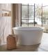 Baignoire autoportante Duravit, série White Tulip 700470