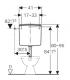 External toilet cistern Geberit Twico AP140