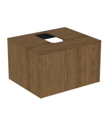 Mobile lavabo legno impiallacciato 1 cassetto, Ideal Standard Conca