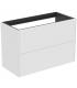 Mobile lavabo laccato a 2 cassetti senza top Ideal Standard Conca