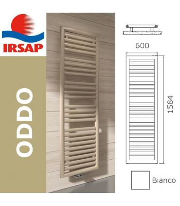 Oddo Irsap water heated towel rail with standard connection