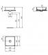 Lavabo da appoggio squadrato Ideal Standard serie Strada 2
