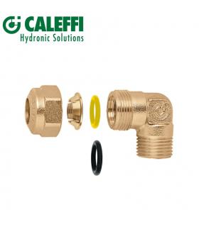 Connection curve 3/8 '' male Caleffi, for copper