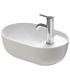 Lavabo sur pied Duravit Luv avec piano robinets latéral