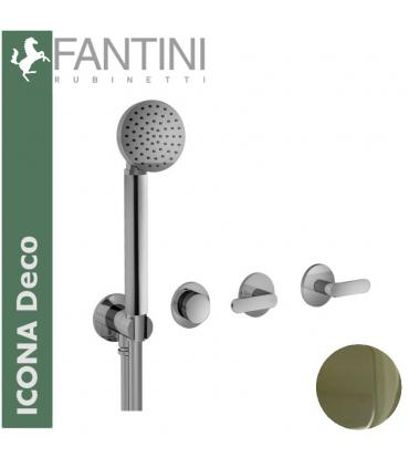 External part for bathtub mixer, Fantini Icona Deco with hand shower