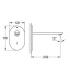 Electronic tap for Washbasin wall mounted Grohe Eurosmart Cosmopolitan E