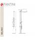 Partie externe colonnes douche, Fantini Milanoslim