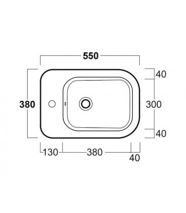 Bidet filo parete a pavimento Simas Henges HE04