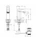 miscelatore bidet monoforo con scarico Bellosta M-DUE
