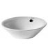 Countertop washbasin, Duravit collection Starck 1, white ceramic