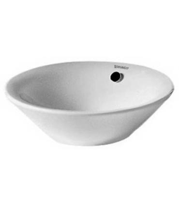 Lavabo da appoggio, Duravit collezione Starck 1, ceramica bianco