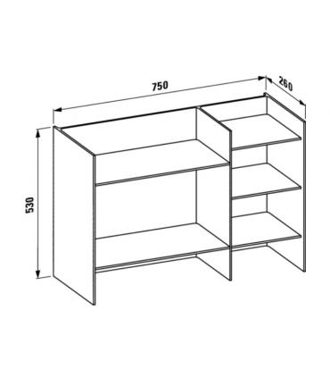 Laufen Kartell Sound rack modular column base