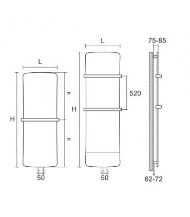 Zehnder Folio Belt water radiator