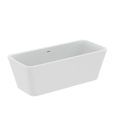 Freestanding bathtub Ideal Standard Tonic 2 art.K8725V1 in acrylic white matt finish 180x80. The tank is equipped with drain col