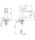 Miscelatore lavabo senza scarico Ideal Standard Edge A7103